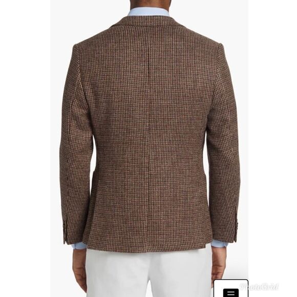 Officine Generale Men's Houndstooth 375 Wool Sport Coat Blazer Revolve - Picture 4 of 11